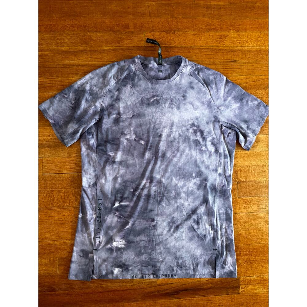 NWOT Lululemon Always Agile Short Sleeve Diamond Dye White Dusky Lavender